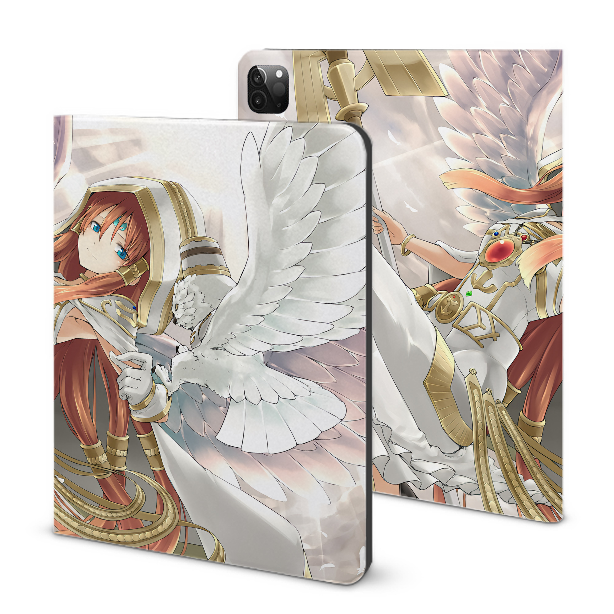 （画像用） 遊☆戯☆王 Yu-Gi-Oh! IPadケース ペンホルダー付き ブックスタイルデザイン